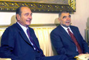 Jacques Chirac et Stjepan Mesic