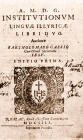 La Grammaire de Bartol Kasic (1604)