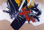 "Deux sentiers", 2002, Edo Murtic, acrylique sur toile, 130x195