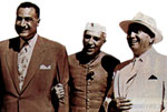 Nasser, Nehru et Tito, inspirateurs du mouvement des non-alignés
