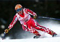 Janica Kostelic dans l'épreuve du combiné féminin de ski alpin des Jeux Olympiques de Salt Lake City