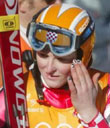 La jeune skieuse croate Janica Kostelic (20 ans)