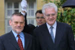 Ivica Racan et Lionel Jospin, le 14 mai 2001 à Paris